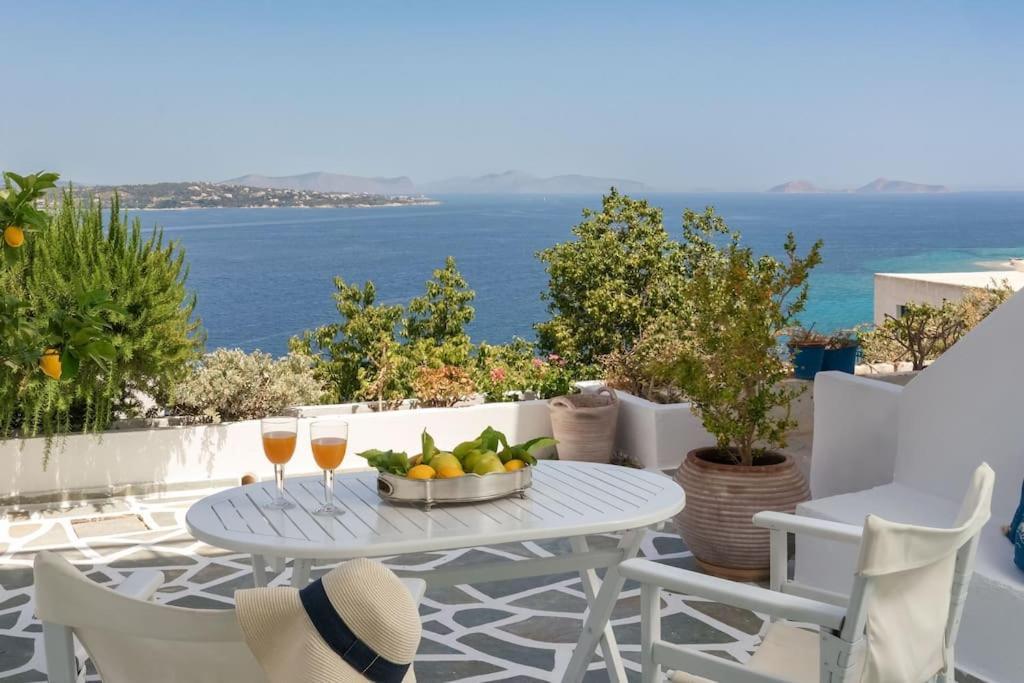 Spetses Sea View Luxury House Villa Ligoneri Exteriör bild